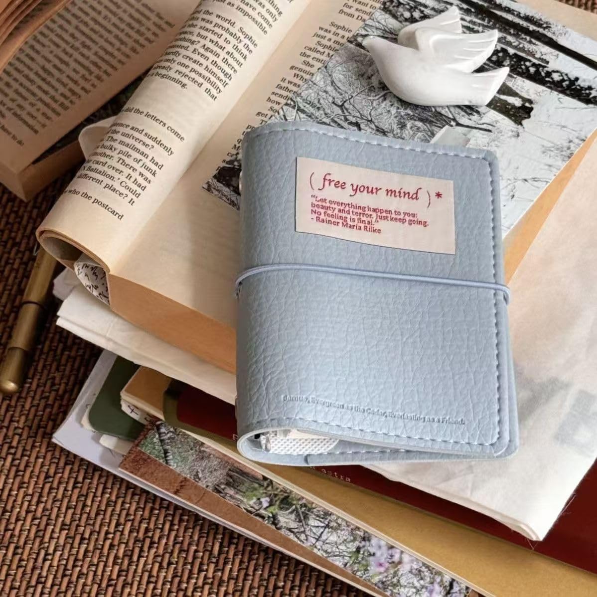 Amazon.co.jp: システム手帳 ミニM5サイズ 5穴手帳リフィル2冊付き
